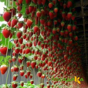 Клубника ампельная Анастасия купить по цене от 370р. в интернет-магазине «Посадика» с доставкой почтой в в Калач-на-Донуе и по всей России – [изображение №1].