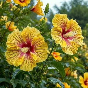 Гибискус Свит Соната купить по цене от 249р. в интернет-магазине «Посадика» с доставкой почтой в в Калач-на-Донуе и по всей России – [изображение №1].