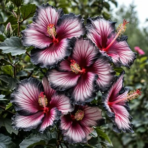 Гибискус садовый Самер Бридж купить по цене от 306р. в интернет-магазине «Посадика» с доставкой почтой в в Калач-на-Донуе и по всей России – [изображение №1].